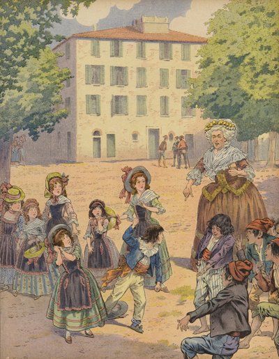 Napoleón Bonaparte de niño de Jacques Marie Gaston Onfray de Breville (Job)