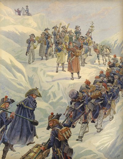 Paso del San Bernardo de Jacques Marie Gaston Onfray de Breville (Job)