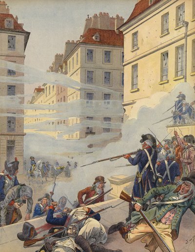 Malestar revolucionario en las calles de Francia de Jacques Marie Gaston Onfray de Breville (Job)