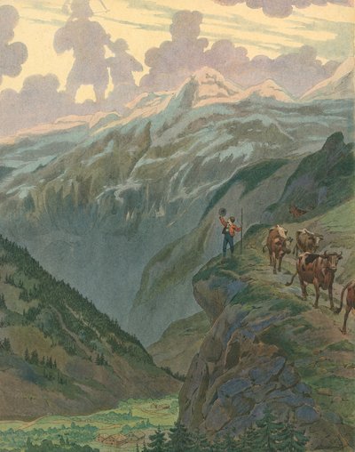 Suiza - Canción Nacional de Jacques Marie Gaston Onfray de Breville (Job)