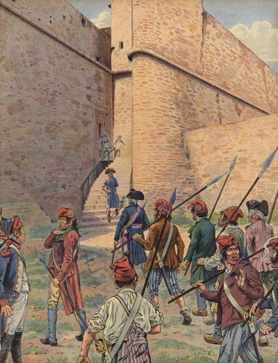 El fuerte cuadrado en Antibes de Jacques Marie Gaston Onfray de Breville (Job)