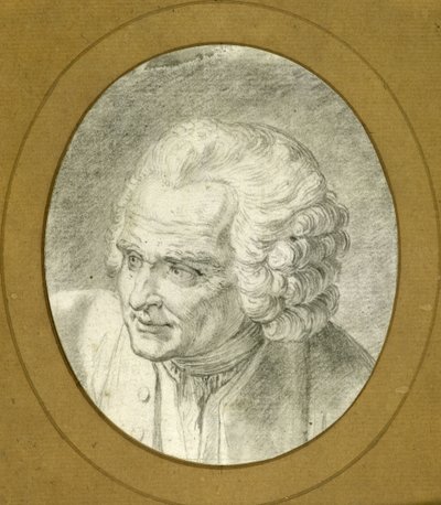 Retrato de Jean-Jacques Rousseau de Jacques Philippe Caresme