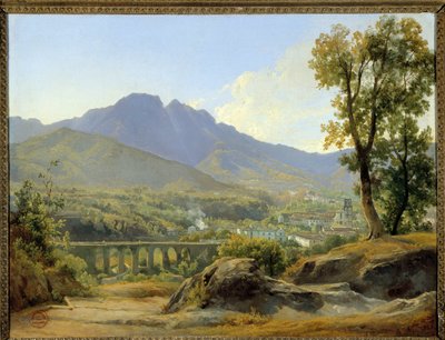 Paisaje, vista desde Villa Cava de Jacques Raymond Brascassat