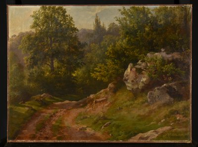 Paisaje forestal de Jacques Raymond Brascassat