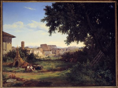 Roma, vista del Coliseo de Jacques Raymond Brascassat