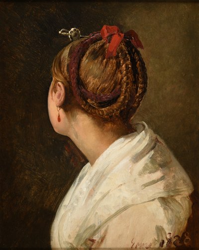 Joven cabeza romana de Jacques Raymond Brascassat