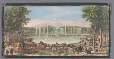 Vista del Bassin de Neptune en el Jardín de Versalles
Vue du Bassin de Neptune dans le Jardin de Versailles (título en el objeto) de Jacques Rigaud (possibly)