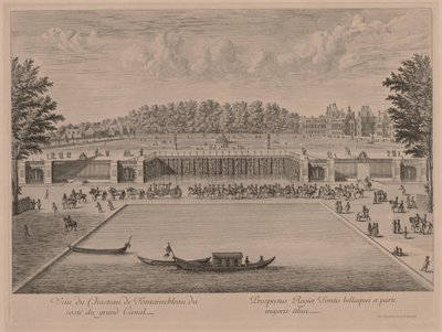 Chateau Fontainebleau desde el Gran Canal de Jacques Rigaud