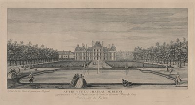 Castillo de Berny desde los jardines de Jacques Rigaud