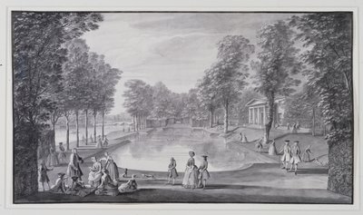 Cuenca ribereña, Villa Chiswick de Lord Burlington de Jacques Rigaud