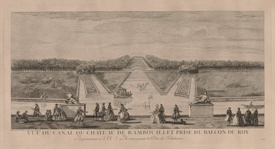 El castillo desde el canal en Rambouillet de Jacques Rigaud