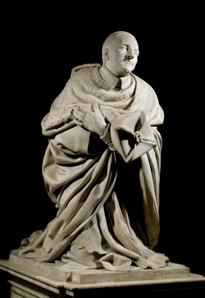 Monumento en homenaje al Cardenal Pierre de Bérulle (1575-1629) fundador de la Congregación Secular del Oratorio de Jacques Sarazin