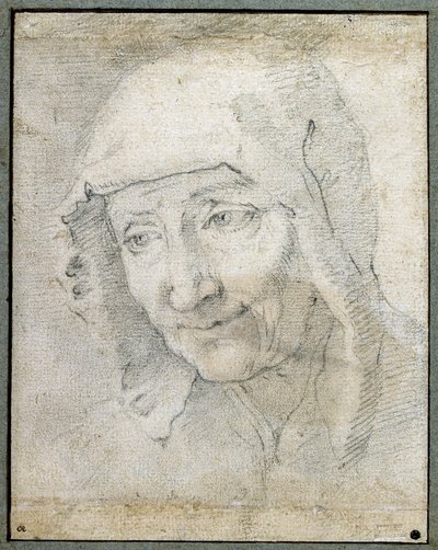 Cabeza de una anciana de Jacques Stella