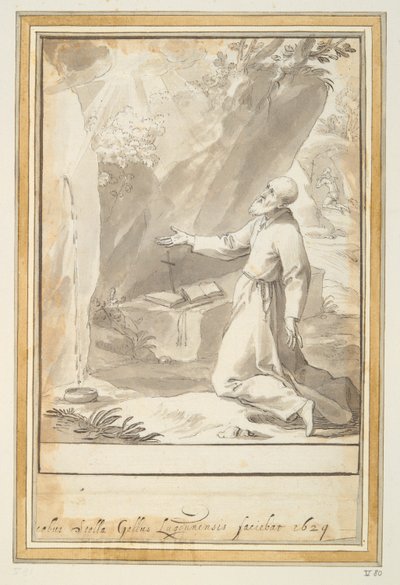 San Felipe rezando de Jacques Stella