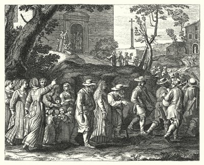 La boda del pueblo de Jacques Stella