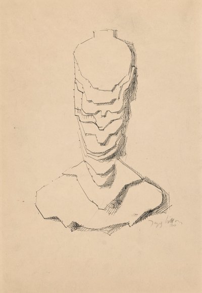 Construcción abstracta (Baudelaire) de Jacques Villon