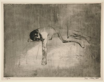 Nu sofá? (Desnudo reclinado) de Jacques Villon