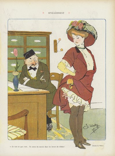 Ilustración para Le Rire de Jacques Wely