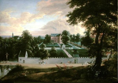 Vista de un castillo de Jacques d Arthois