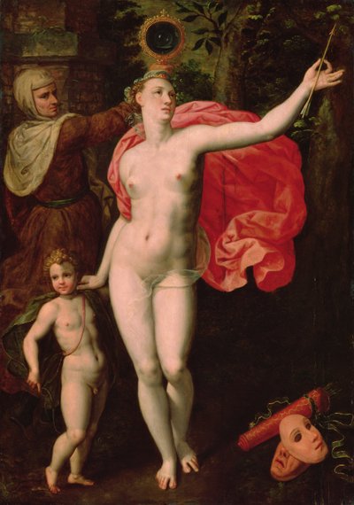 Venus y Cupido, Alegoría de la Verdad de Jacques de Backer