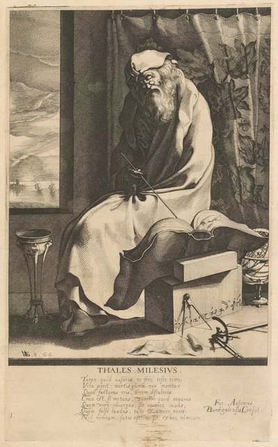 Thales Milesius, #1 de la serie Los Siete Reyes Magos de Grecia de Jacques de Gheyn III