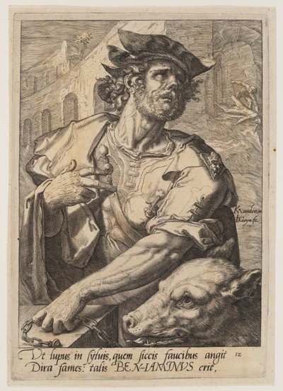 Benjamin, de Los doce hijos de Jacob de Jacques de Gheyn II