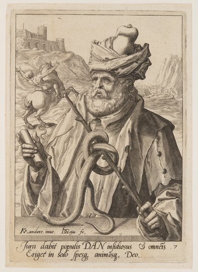 Dan, de Los doce hijos de Jacob de Jacques de Gheyn II
