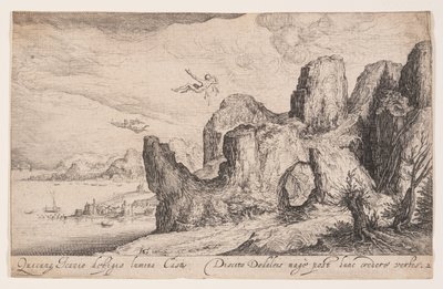 Paisaje con la caída de Ícaro, de Paisajes de Jacques de Gheyn II