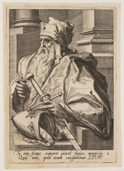 Levi, de Los doce hijos de Jacob de Jacques de Gheyn II