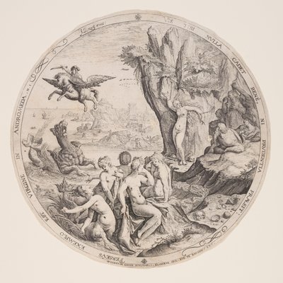 Perseo libera a Andrómeda de Jacques de Gheyn II