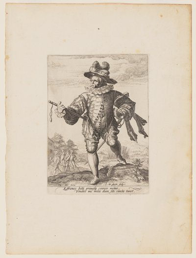 Preboste, de Oficiales y Soldados de la Guardia del Emperador Rodolfo II de Jacques de Gheyn II