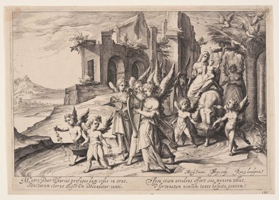 Regreso de la Huida a Egipto de Jacques de Gheyn II