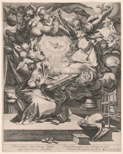 La Anunciación de Jacques de Gheyn II