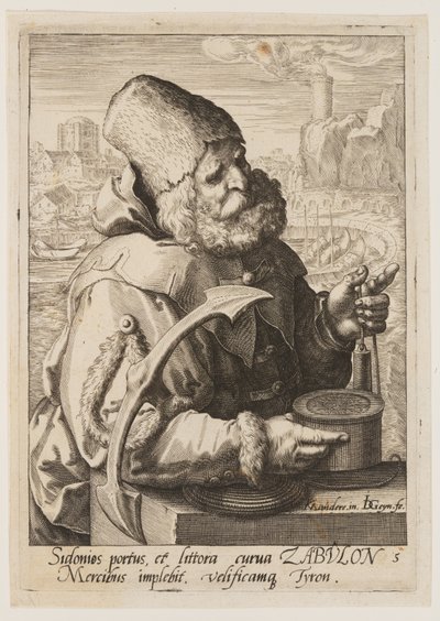 Zebulón, de Los doce hijos de Jacob de Jacques de Gheyn II