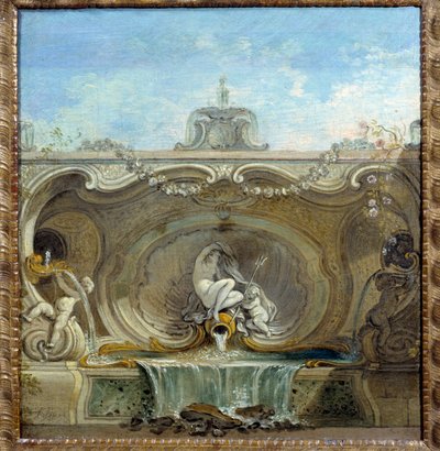 Jardín de la fuente de Jacques de Lajoüe
