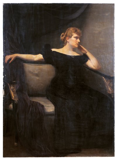 Retrato de la marquesa de Tallenay (óleo sobre lienzo) de Jacques de Lalaing