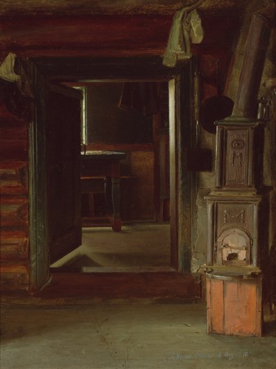 Interior, agosto de 1870 de Jahn Ekenaes