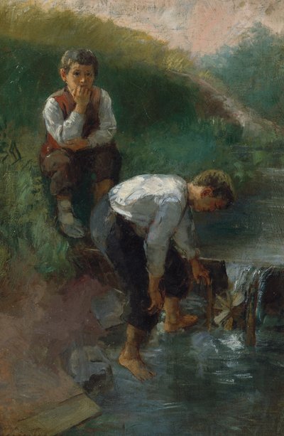 Dos chicos de Jahn Ekenaes