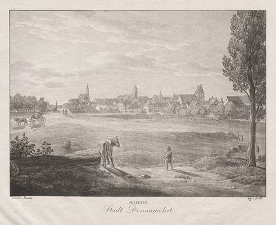 Baiern, Stadt Donauwöhrt de Jakob Alt
