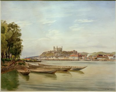 Vista de Pressburg de Jakob Alt