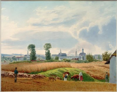 Vista de Troppau de Jakob Alt