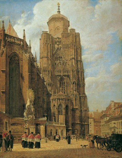 Catedral de San Esteban en Viena de Jakob Alt