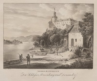 Nieder-oesterreich, Die Schlosser Persenbeug de Jakob Alt