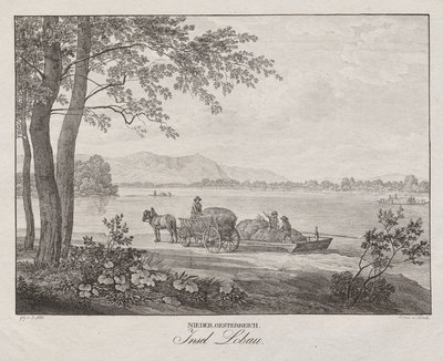 Nieder-oesterreich, Insel Lobau de Jakob Alt