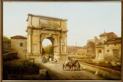 Roma, Arco de Tito de Jakob Alt