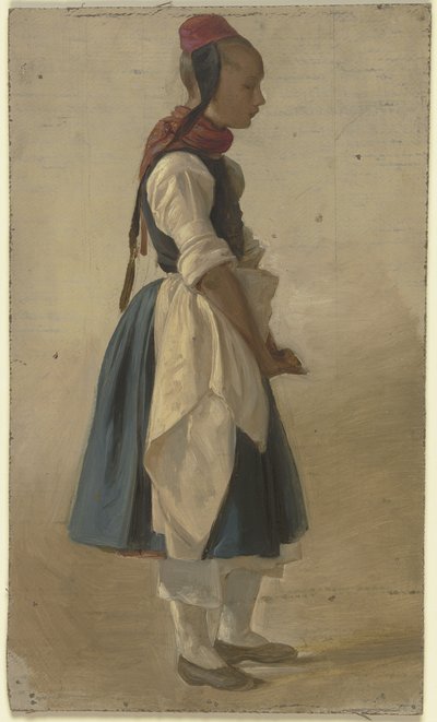 Joven campesina de Hesse de Jakob Becker