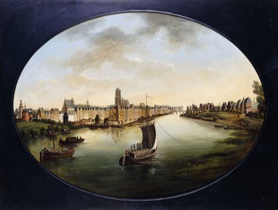 Vista de Frankfurt, c.1810-18 de Jakob Diezler