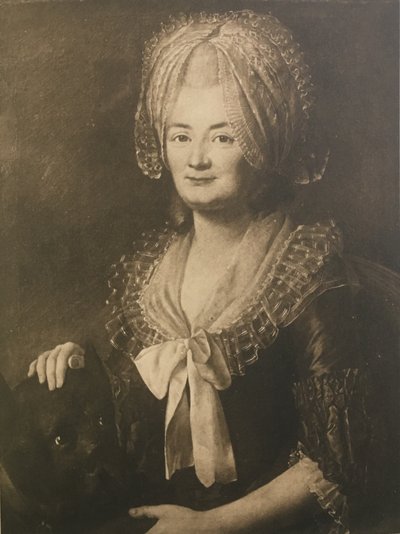 Alemán: Retrato de Anna Elisabeth Daxelhofer née Gatschet de Jakob Emanuel Handmann