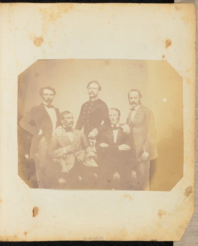 [Retrato de grupo de hombres] de Jakob Höflinger
