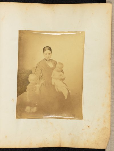 [Retrato de mujer y niños] de Jakob Höflinger